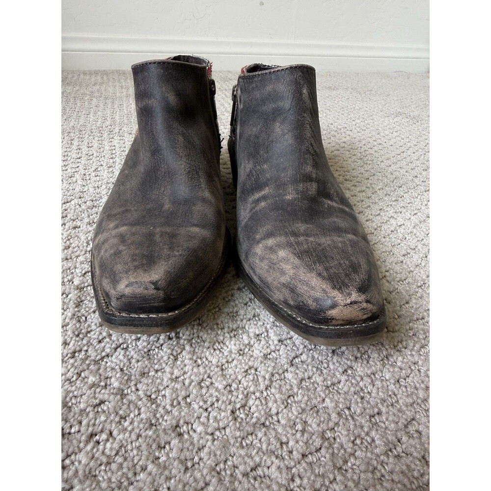 Roper Serape Heel Southwestern Cowboy Boots Western Booties Cowgirl Snip Toe - Picture 6 of 16
